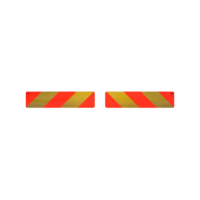 Reflector kit 2 pcs 132x565 aluminium